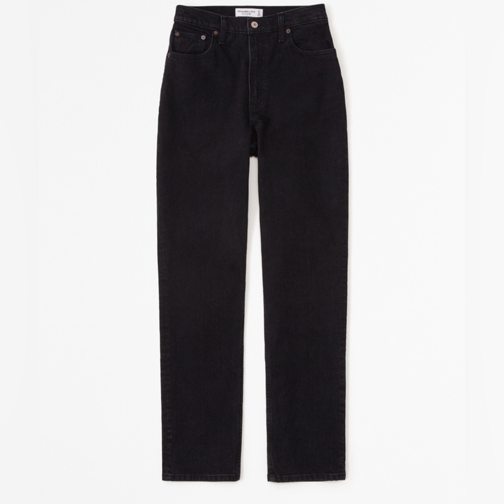 Abercrombie curve love ultra high rise 90s straight jean